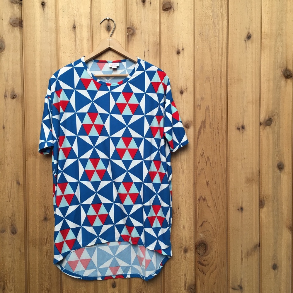 LuLaRoe High Low Dress Shirt